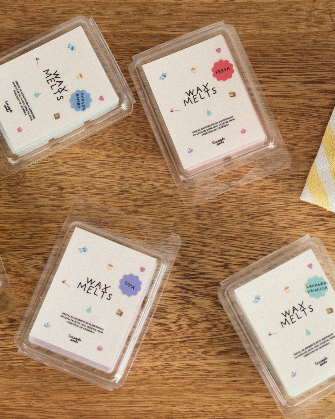 Wax melts para pebetero