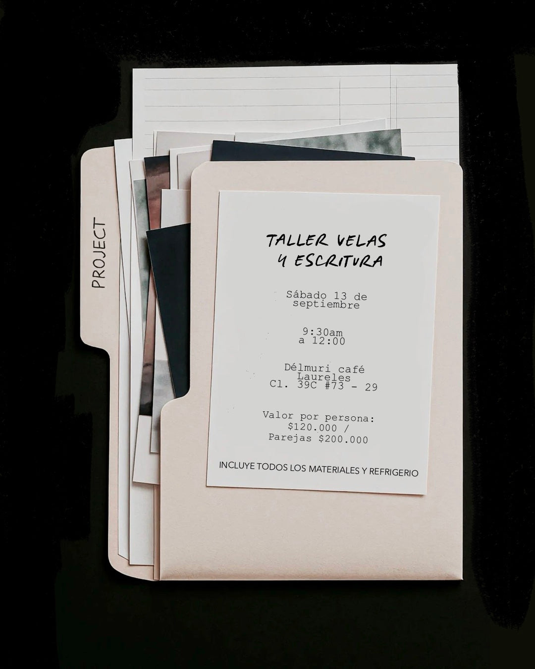 Taller de velas y escritura